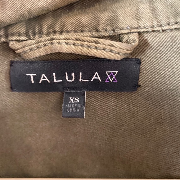 Talula Aritizia Green Trooper Utility Jacket - XS - Picture 8 of 11